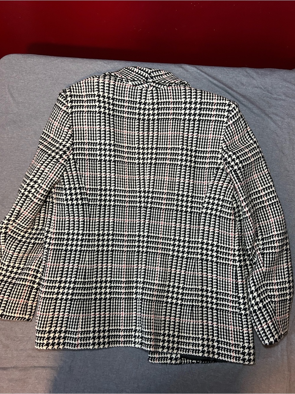 Talbots Classic Black & White Houndstooth Women's Blazer - Picture 8 of 8